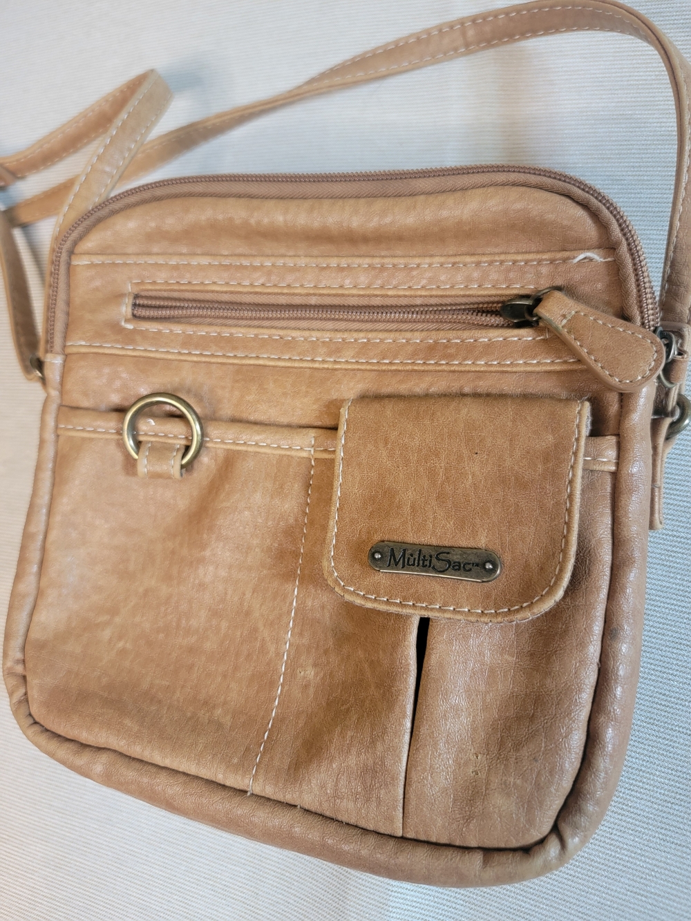 Vegan Leather Crossbody Bag